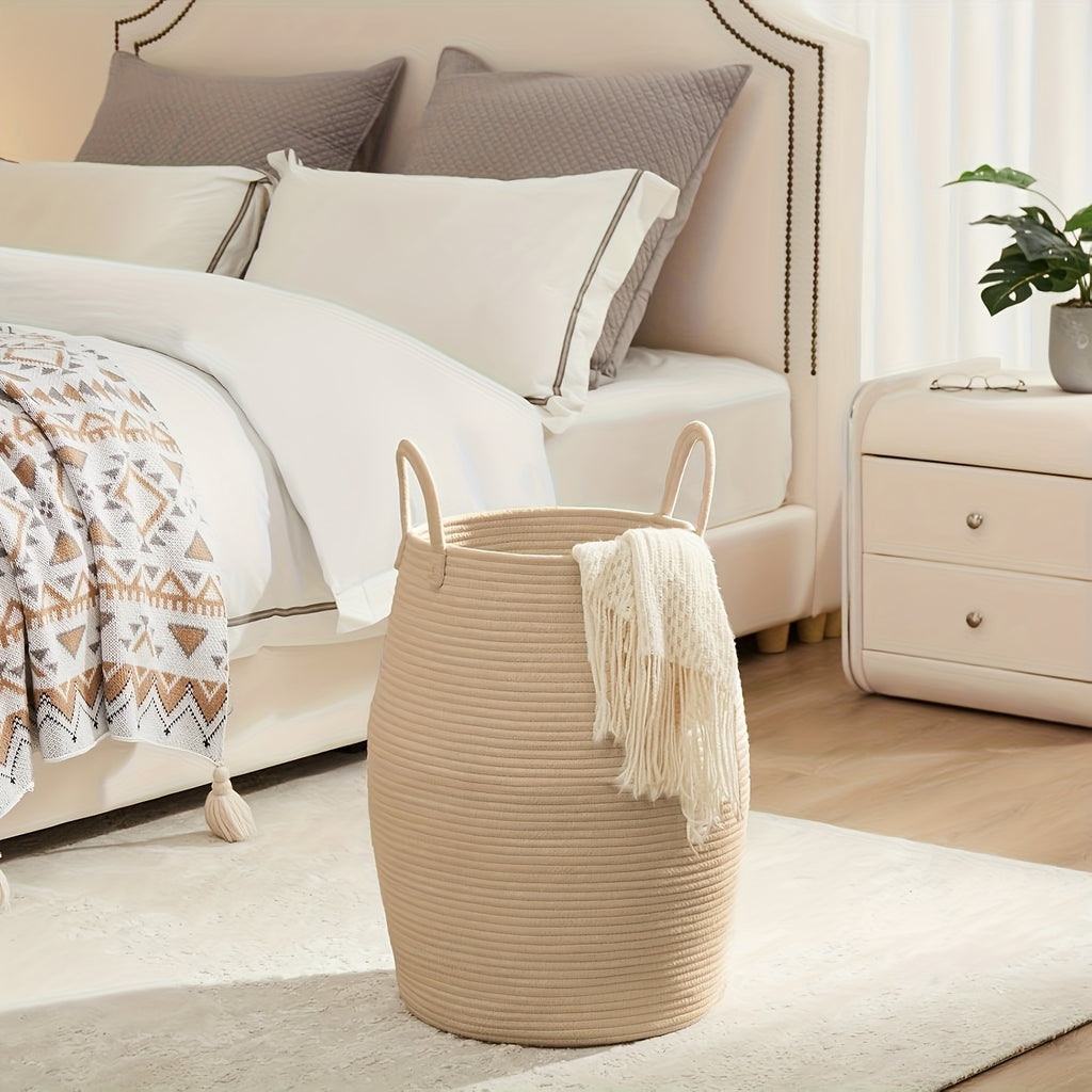 1pc Foldable Boho Laundry Basket - 22\