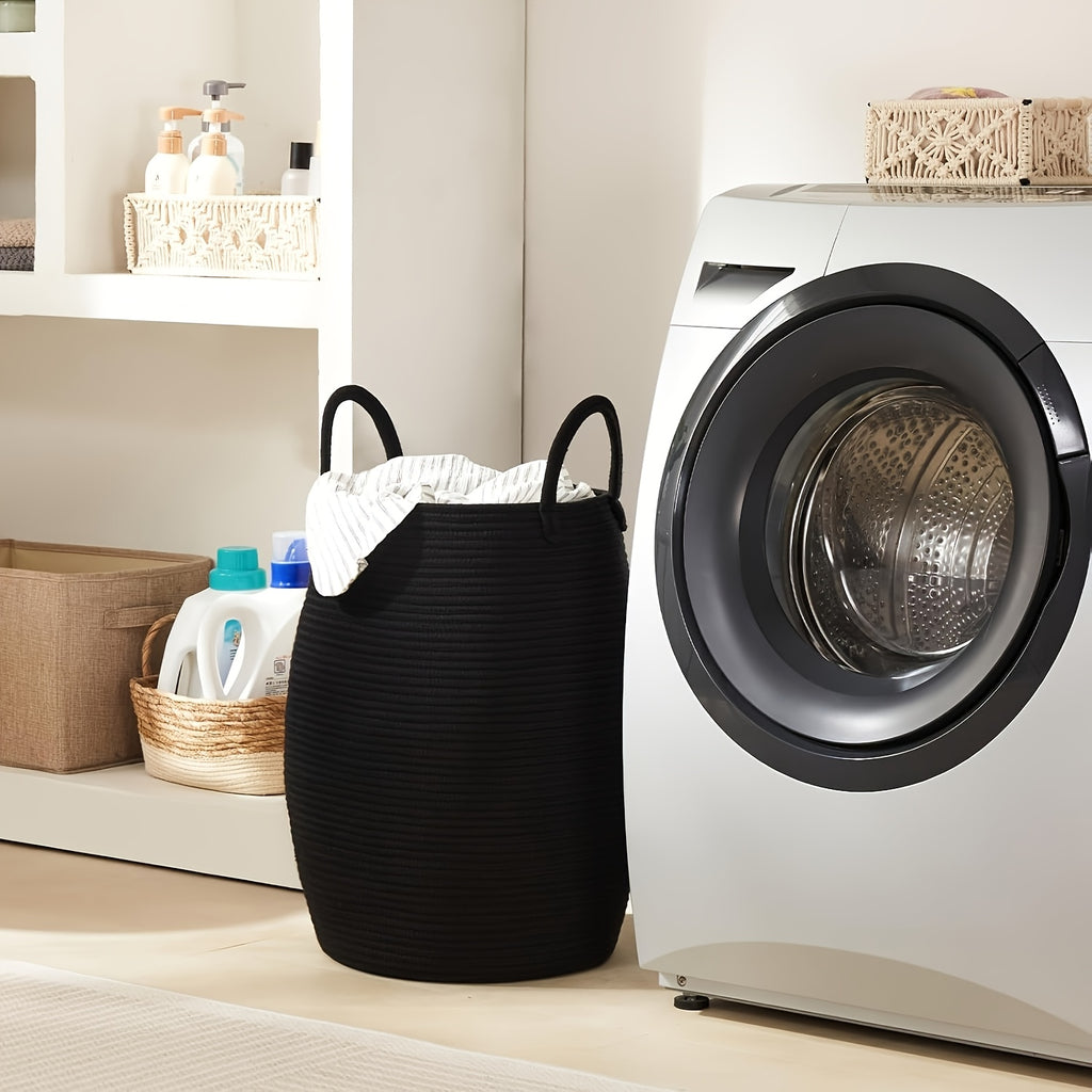 1pc Foldable Boho Laundry Basket - 22\