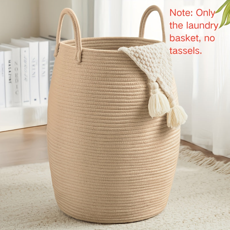 1pc Foldable Boho Laundry Basket - 22\